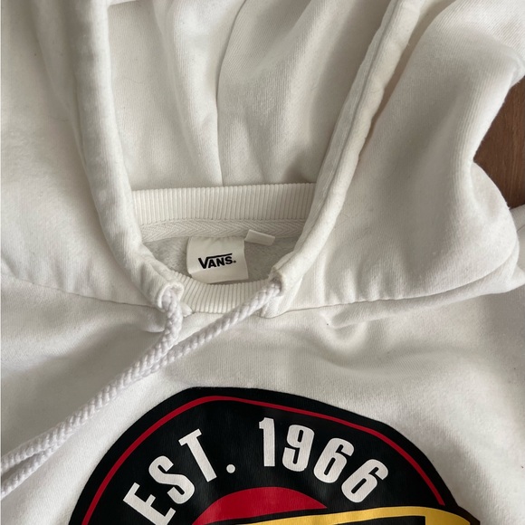 Like New Vans Chromo 2Fer White Hoodie size Large - Picture 5 of 8